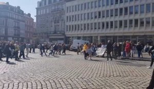 Lille : une centaine de manifestants à la marche pour le climat