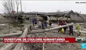 Guerre en Ukraine : ouverture de couloirs humanitaires, la ville de Soumy en cours d'évacuation