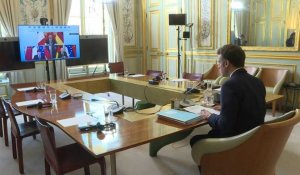 Ukraine: Emmanuel Macron s'entretient en visioconférence avec Olaf Scholz et Xi Jinping