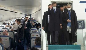 Le président israélien Isaac Herzog arrive à Ankara