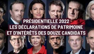 Les déclarations de patrimoine et d'intérêts des douze candidats à la présidentielle 2022