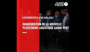 Inauguration de la nouvelle plateforme logistique Gamm vert près d'Angers