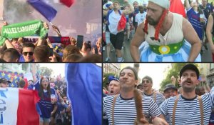 Euro-2020 : les supporters français défilent avant le match contre le Portugal