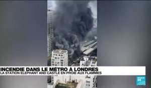 Royaume-Uni: incendie spectaculaire dans le centre de Londres