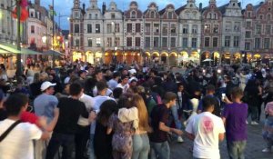 Arras : les fans des Bleus ont suivi France-Suisse place des Héros 