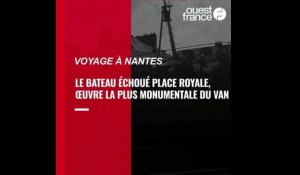 Voyage à Nantes : le bateau échoué place Royale