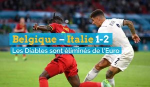 Belgique-Italie (1-2): les Diables sont éliminés de l'Euro