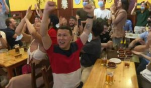 Euro-2020: les supporters à Madrid célèbrent la qualification de l'Espagne en demie
