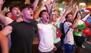 Euro-2020: Les supporters italiens exultent après la qualification en demie