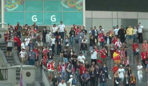 Euro-2020: les supporters quittent le stade de Saint-Petersbourg après Espagne-Suisse