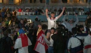 Euro-2020: Les Londoniens fêtent la qualification pour la finale