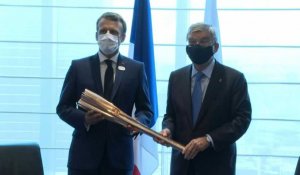 Emmanuel Macron rencontre le président du CIO à Tokyo avant l'ouverture des JO