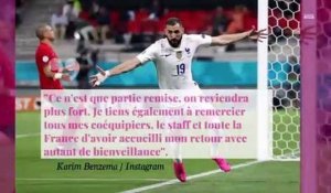 Karim Benzema "ému" : son message à l'équipe de France et aux supporters après la défaite