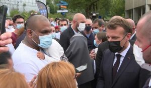 Emmanuel Macron visite le sanctuaire de Lourdes