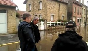 Des inondations à Attigny