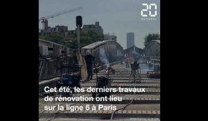 Paris: La «course contre la montre» des travaux de la ligne 6