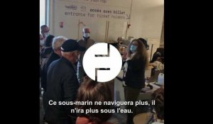 Rencontre des abonnés Ouest-France à bord du sous-marin l'Espadon à Saint-Nazaire