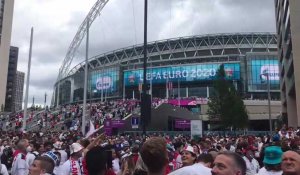 EURO 2021 - Ambiance Wembley avant la finale Angleterre - Italie