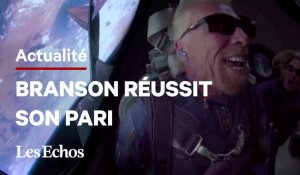 Le milliardaire Richard Branson ouvre la voie au tourisme spatial avec Virgin Galactic