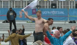 Euro-2020: Explosion de joie à Londres après la qualification pour les quarts de finale