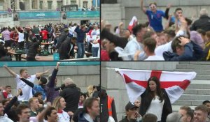 Euro-2020: les supporters anglais célèbrent l'ouverture du score de Sterling contre l'Allemagne