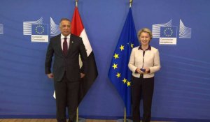 Ursula von der Leyen reçoit le Premier ministre irakien