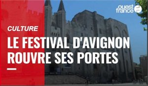 VIDÉO. Après deux ans de fermeture, le festival d'Avignon rouvre ses portes 