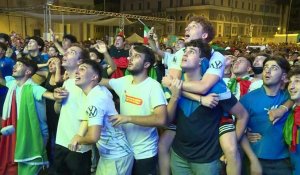 Euro-2020/Italie-Espagne : la joie à Rome au coup de sifflet final