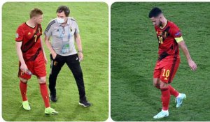Blessures de Kevin De Bruyne et Eden Hazard:  la Belgique retient son souffle 
