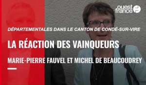Elections départementales. Condé-sur-Vire. La réaction des vainqueurs