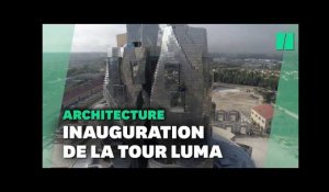 Les images de l'étonnante Tour Luma qui domine Arles