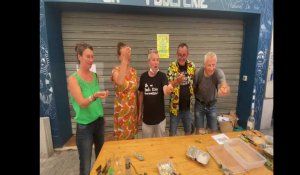 Roulette russe aux oeufs pour le championnat du monde d'oeufs mimosa de Sète