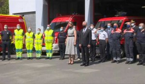 Belgique: le couple royal participe à une minute de silence en hommage aux victimes des inondations