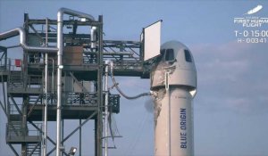La capsule Blue Origin du milliardaire Jeff Bezos a atterri après son vol dans l’espace 