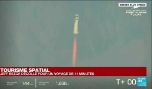 REPLAY - Le milliardaire Jeff Bezos a réussi son vol vers l'espace