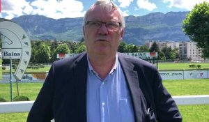 Arnaud de Seyssel présente la saison 2022 à l'hippodrome d'Aix-les-Bains