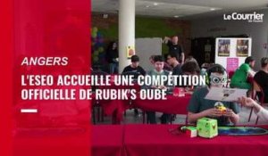 VIDEO. Des champions de Rubik's cube s'affrontent à Angers