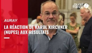 VIDÉO. Législatives 2022 : la réaction de Karol Kirchner, candidat de la Nupes dans la 2e circonscription du Morbihan