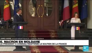 Emmanuel Macron en Moldavie : la candidature de Chisinau à l'Union Européenne est "légitime"