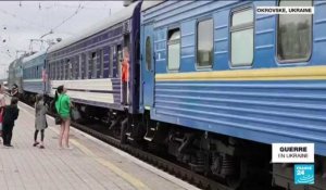 Ukraine :  un train évacue les derniers civils restés dans le Donbass vers l'ouest du pays