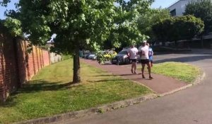 La course d’un policier pour Ethan et Chloé : 300 euros récoltés à Saint-Omer