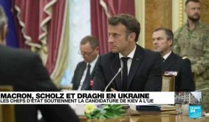 Les dirigeants européens à Kiev soutiennent le statut de candidat à l'UE pour l'Ukraine