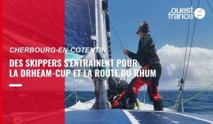 VIDEO. A Cherbourg, des skippers s'entraînent en prévision de la Drheam-Cup et de la Route du Rhum