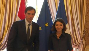 La secrétaire d'État française chargée de l'Europe reçoit le chef de la diplomatie néerlandaise