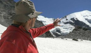 Au Mont Blanc, des scientifiques au chevet d'un glacier sous haute surveillance