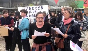 Manifestation pour le droit à l’avortement à Amiens