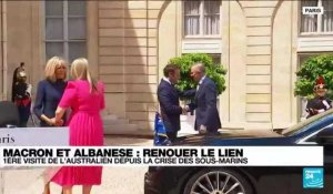 Emmanuel Macron reçoit le Premier ministre australien