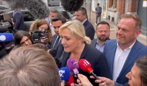 A Hénin-Beaumont, Marine Le Pen revendique le titre de premier groupe d'opposition