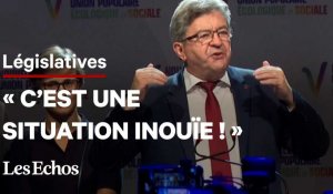 « La déroute du parti présidentiel est totale » affirme Jean-Luc Mélenchon
