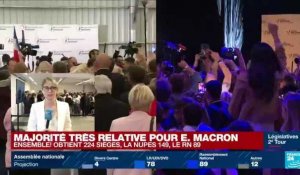 Législatives : le parti d'Emmanuel Macron perd la majorité absolue